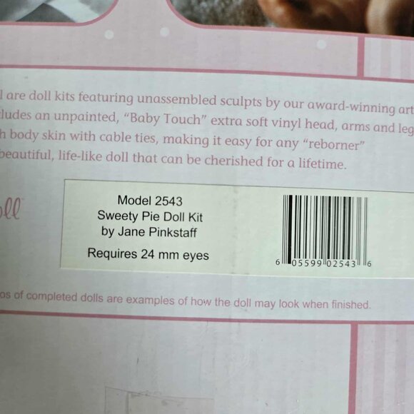 NWT Middleton Doll Reborn Baby "Sweety Pie Doll Kit" by Jane Pinkstaff #2543 - Picture 12 of 12